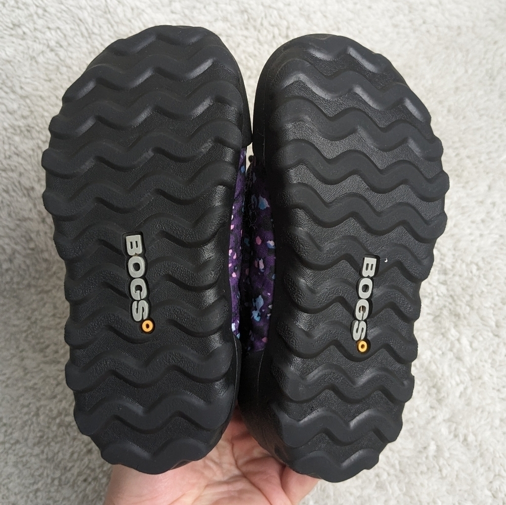 Bogs Kids' Purple Multi-Color Snow Boots - Picture 7 of 8